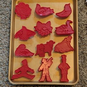 Kids Red Cookie Cutter Set